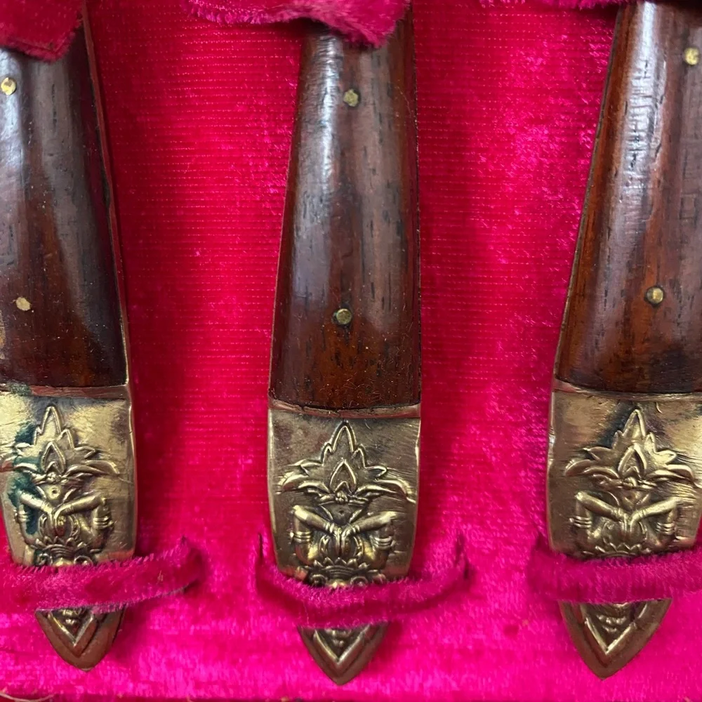 James Jewelers Vintage Bronze Flatware Thailand